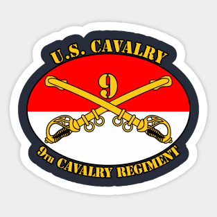 9th Cavalry Regiment Sticker